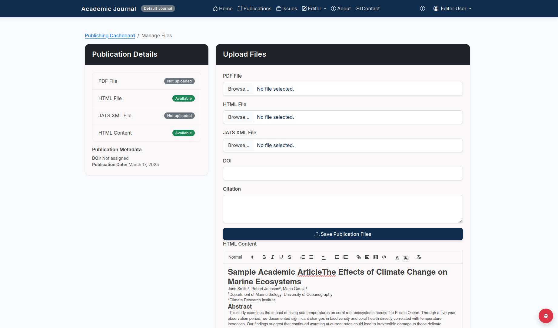 Admin Dashboard