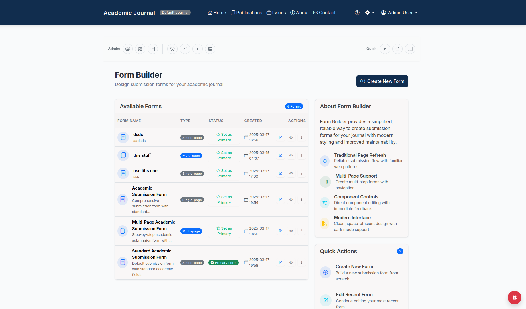Review Interface